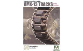 French Light Tank AMX-13 Tracks with Rubber