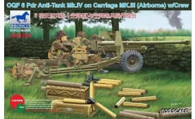 OQF 6 Pdr Anti-Tank Gun Mk.IV on Carriage Mk.III (Airborne) with Crew