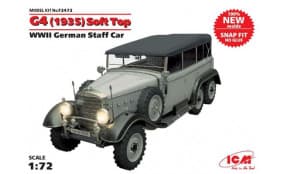 WWII G4 (1935) с тентом (сборка без клея)