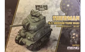 World War Toons Sherman U.S. Medium Tank M4A1