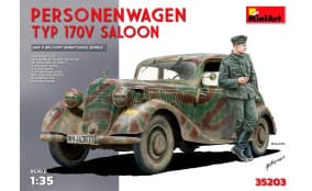 Personenwagen TYP 170V SALOON штабной автомобиль + фигурка 