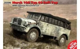 Horch 108 Typ 40 Soft Top WWII German Personnel Car