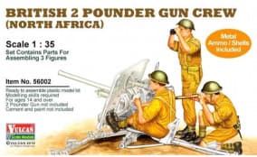 British 2 Pounder Gun Crew (North Africa)