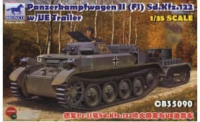 Panzerkampfwagen II (FI) Sd.Kfz.122 w/UE Trailer