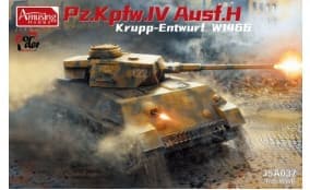 Немецкий танк Panzer IV Ausf.H Krupp Entwurf W1466