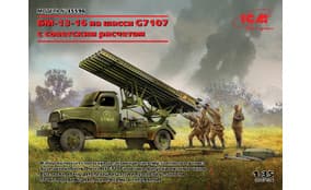 БМ-13-16 на шасси G7107 с советским расчетом