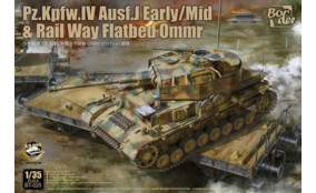 Pz.Kpfw.IV Ausf. J Early/Mid & Railway Flatbed Ommr