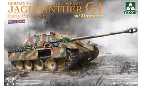 German Tank Destroyer Sd.Kfz. 173 Jagdpanther G1 Early Production w/Zimmerit Limited Edition (Withou
