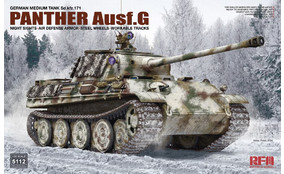 Sd.Kfz.171 Panther G w/Night Sights and Air Defense Armor & Steel Wheel
